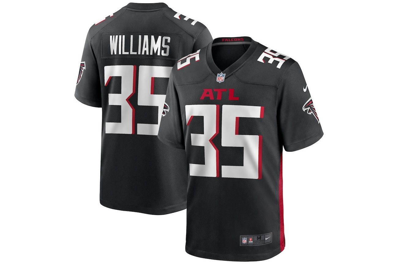 Men Atlanta Falcons #35 Avery Williams Nike Black Game NFL Jersey->atlanta falcons->NFL Jersey